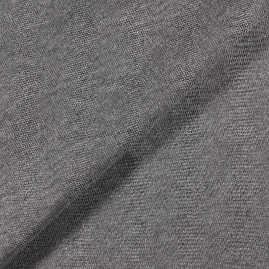 Re-Life Sweat fabric, brushed - Grey melange / dark sample