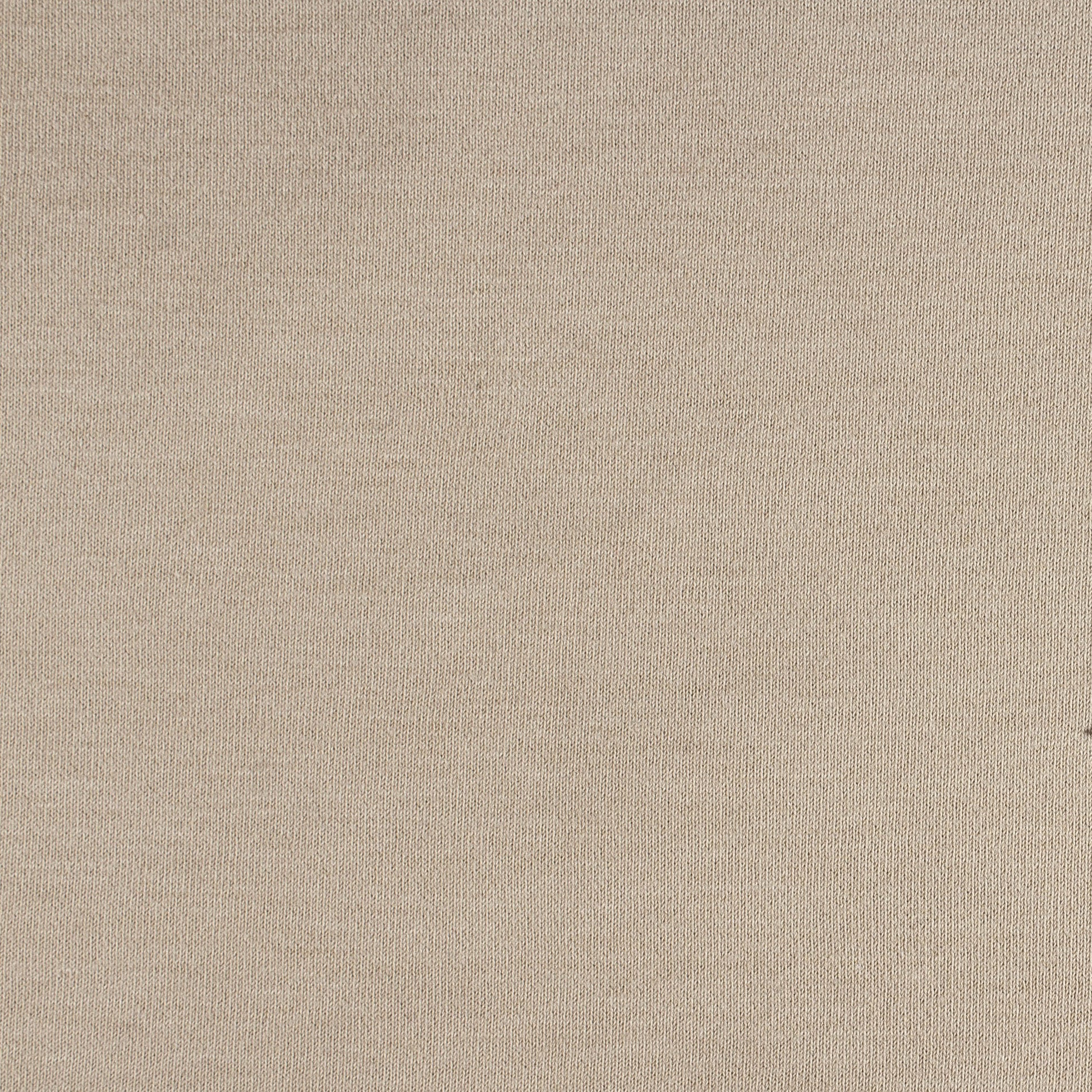Re-Life Sweat Stoff gerauht - Sand – Nahaufnahme