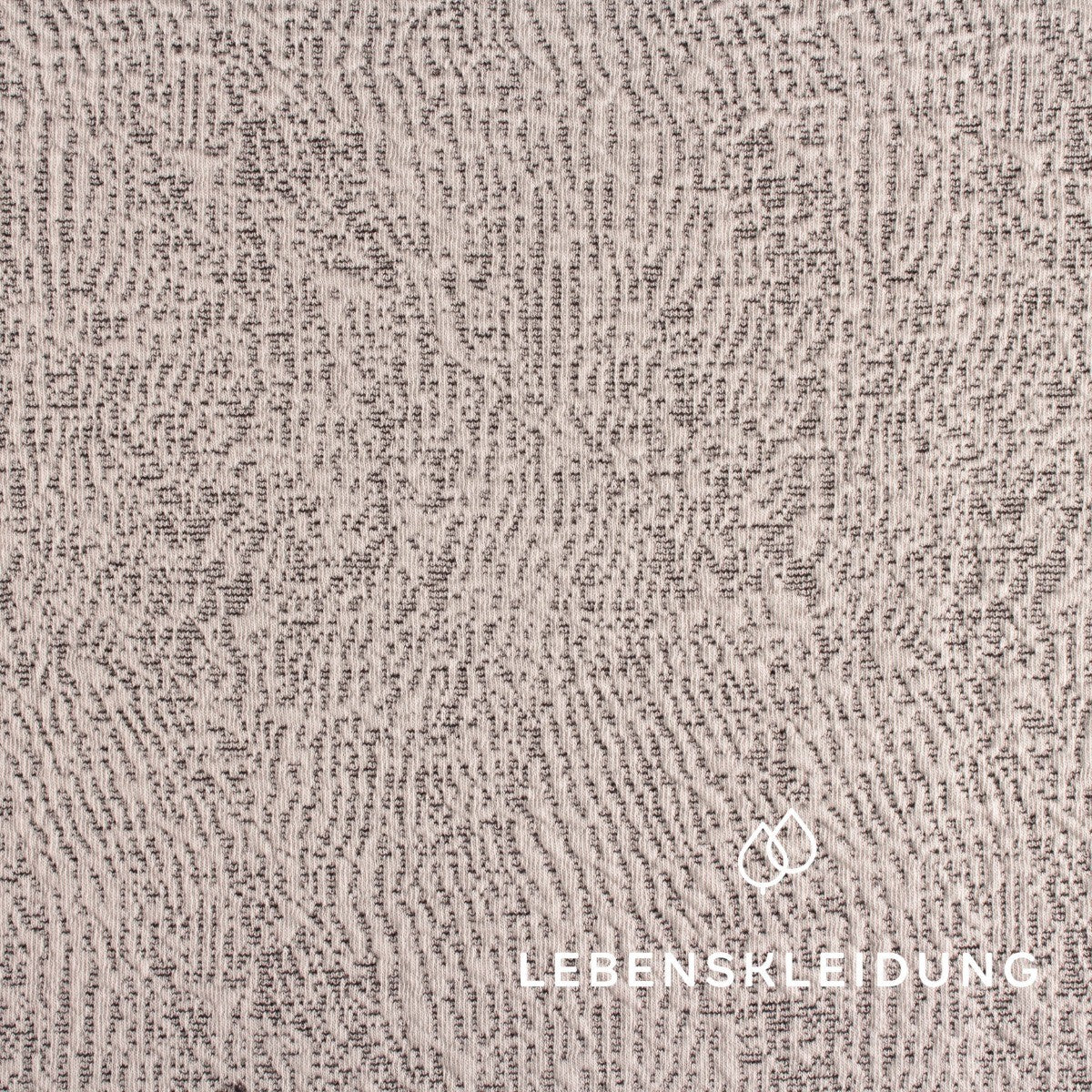 Re-Life Jacquard Relief Waves - Beige Muster – Nahaufnahme