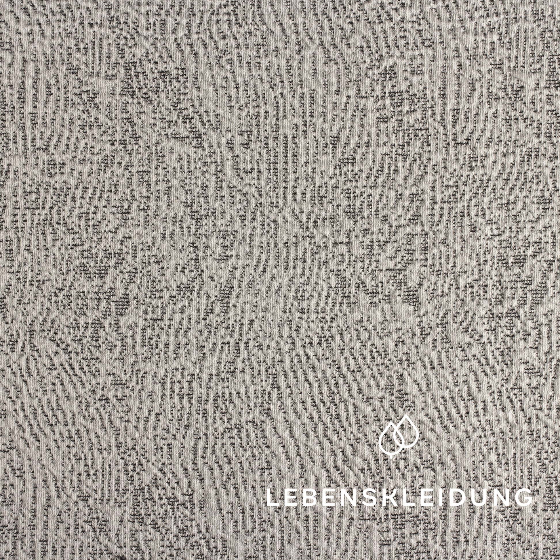 Re-Life Jacquard Relief Waves - Beige – Nahaufnahme