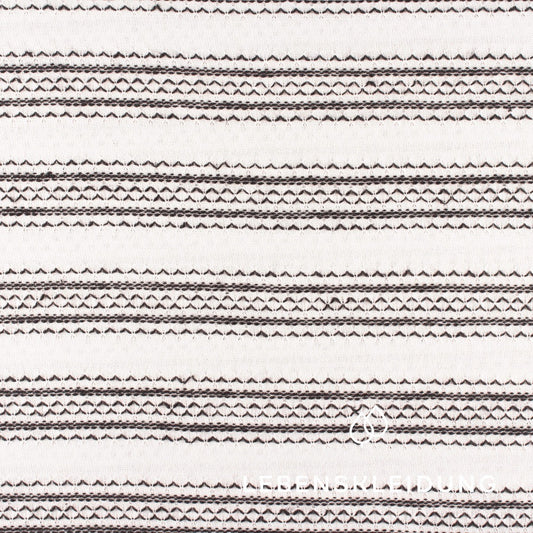 Re-Life Fancy Jersey - Ivory Black sample