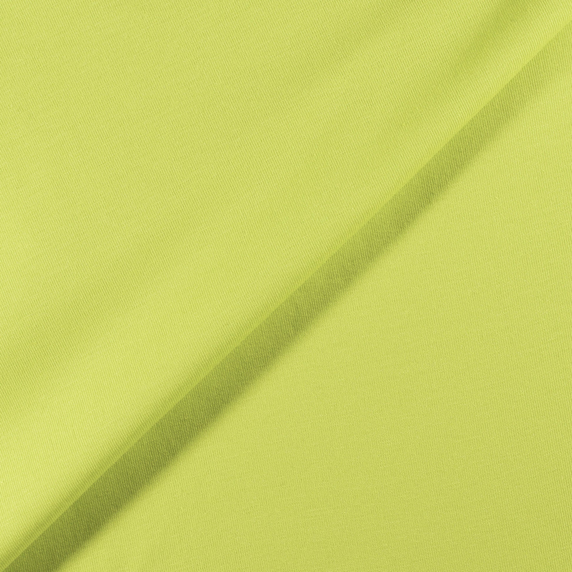 Re-Life Stretch Jersey Stoff - Limette Muster