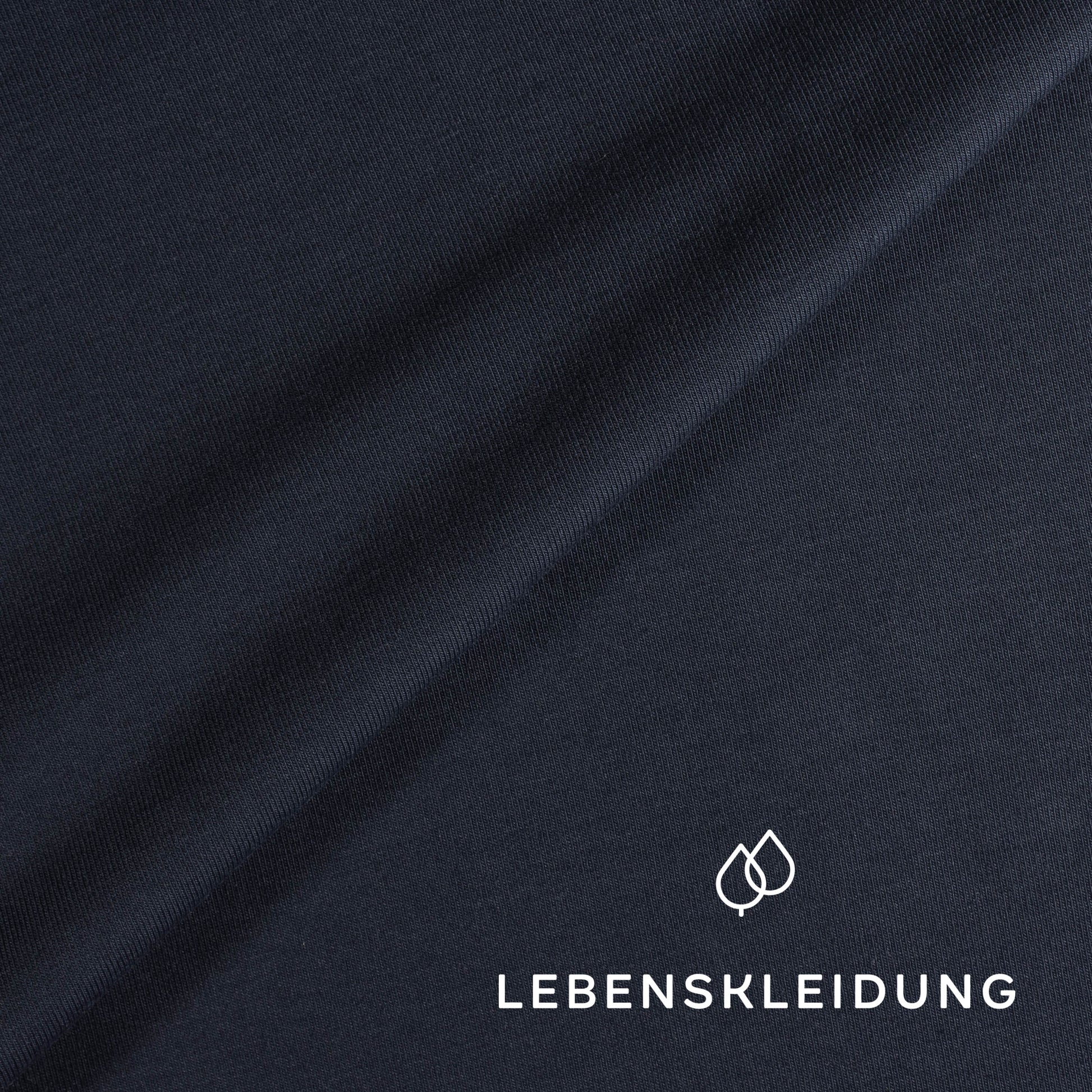 Re-Life Stretch Jersey Stoff - Nachtblau Muster