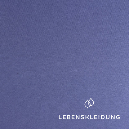 Tissu jersey extensible Re-Life - Azure – Vue détaillée