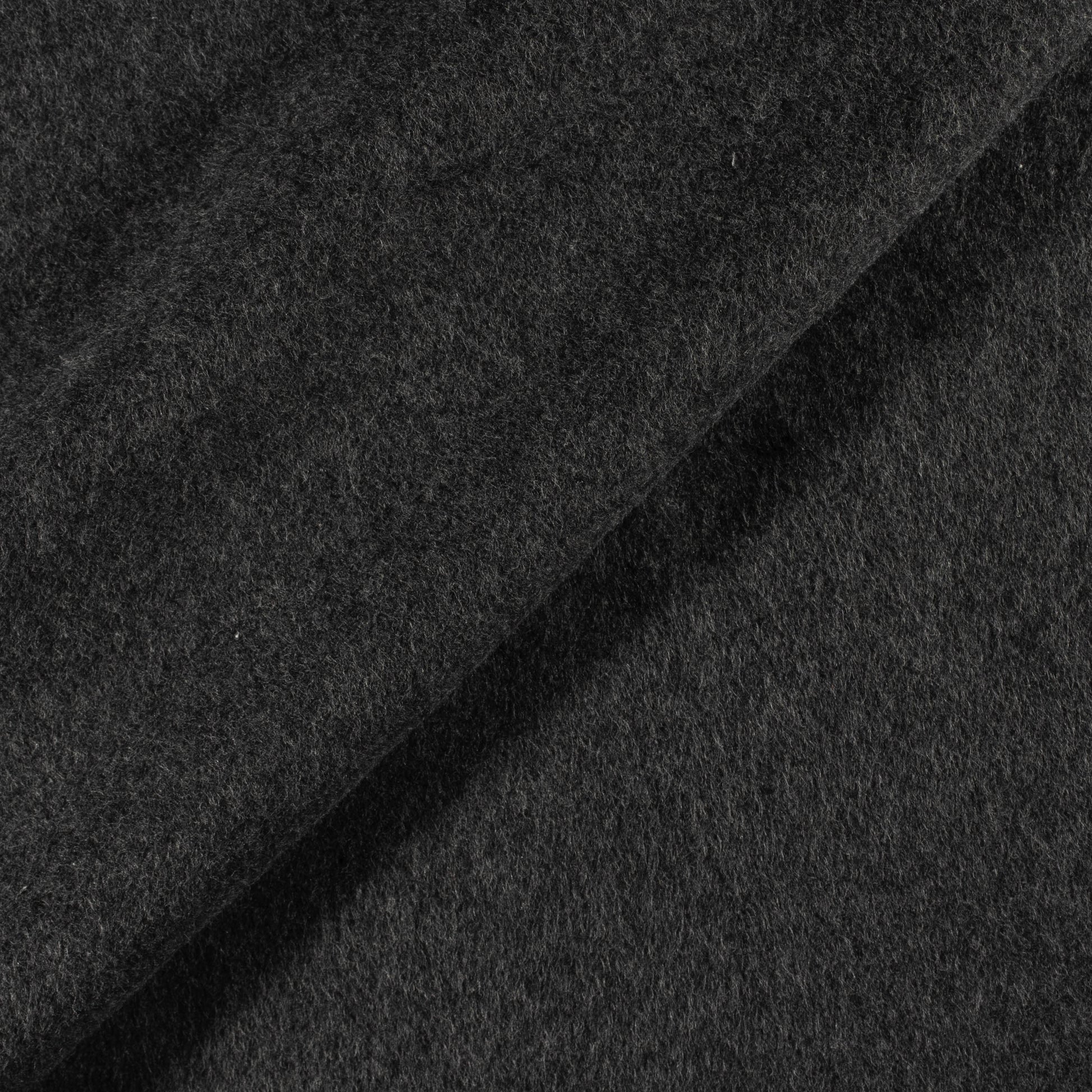 Re-Life Fleece Fabric - Black Melange sample