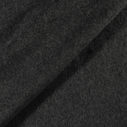 Re-Life Fleece Fabric - Black Melange sample