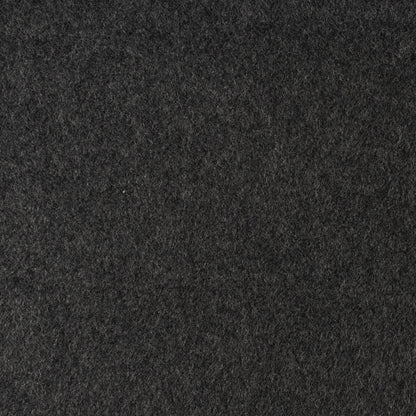 Re-Life Fleece Stoff - Schwarz meliert – Detailansicht