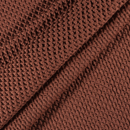 Jersey jacquard Re-Life - Rouge chiné