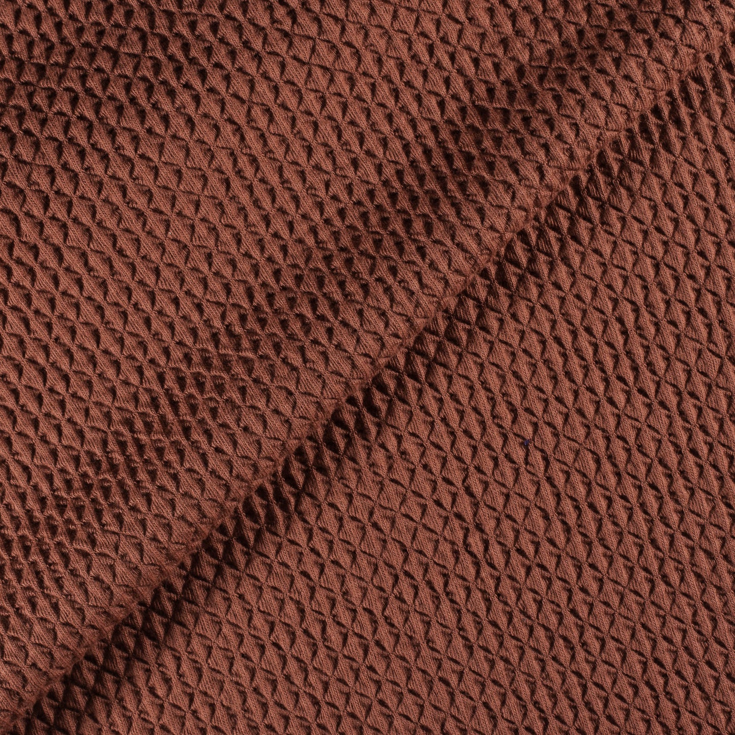 Jersey jacquard Re-Life - Rouge chiné – Vue détaillée