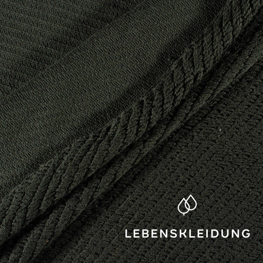 Re-Life Loopy Sweat - Dark Pine – Detailansicht