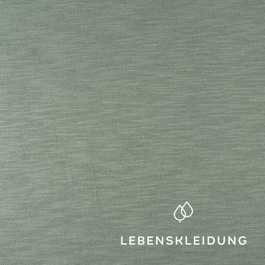 Re-Life Slub Jersey - Jade – Detail view