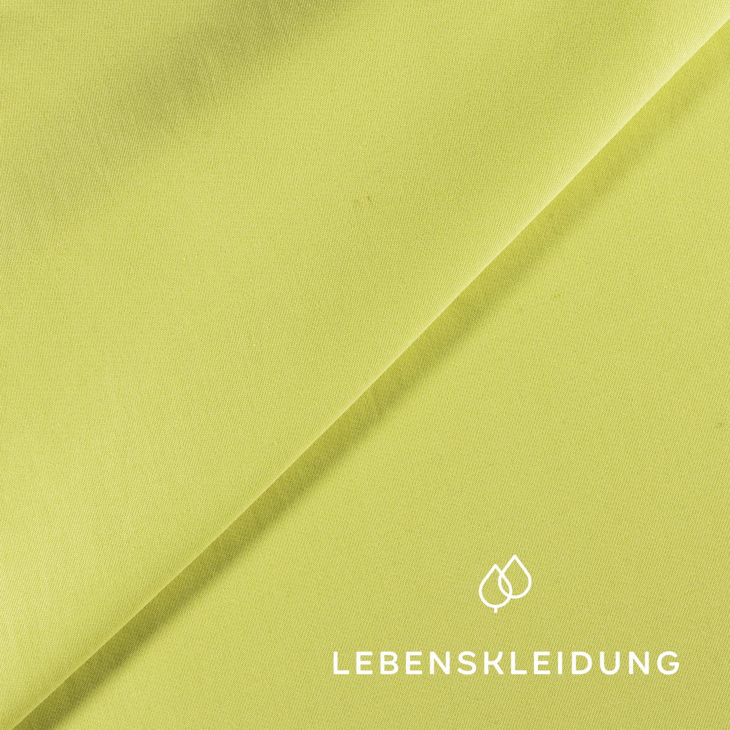 Re-Life Tencel Twill - Fresh Lime – Detail view