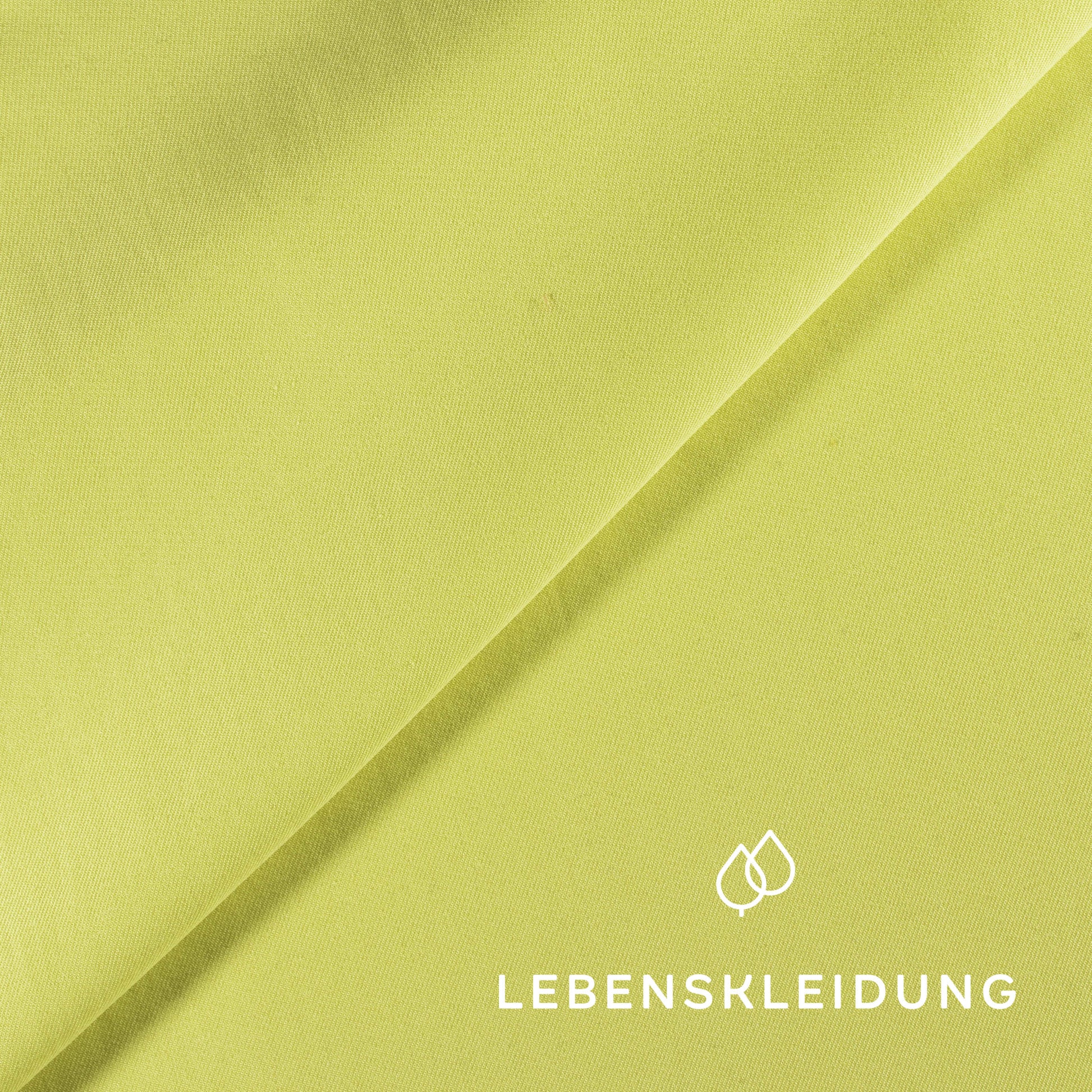 Re-Life Tencel Twill - Fresh Lime – Detail view