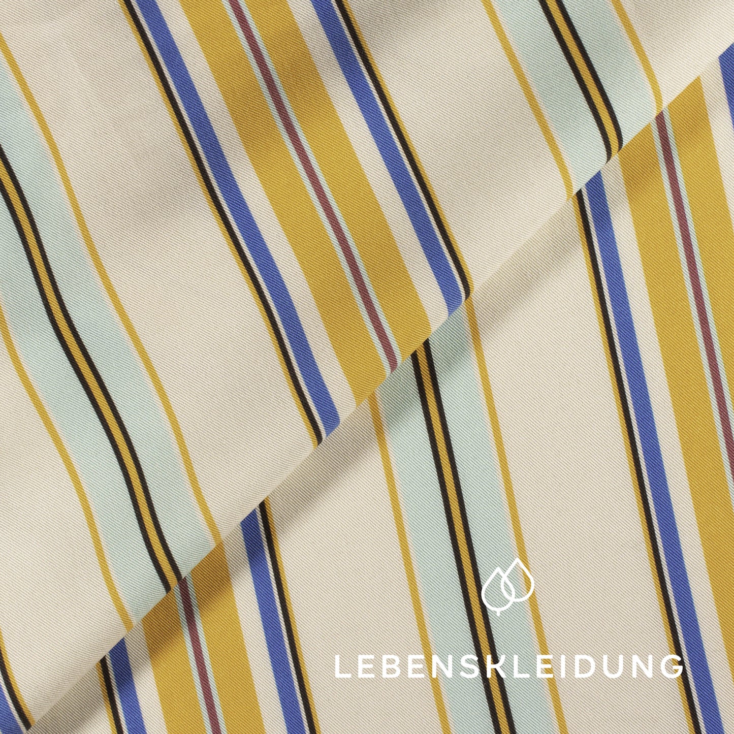 Sergé Tencel Re-Life - Rayures d'été