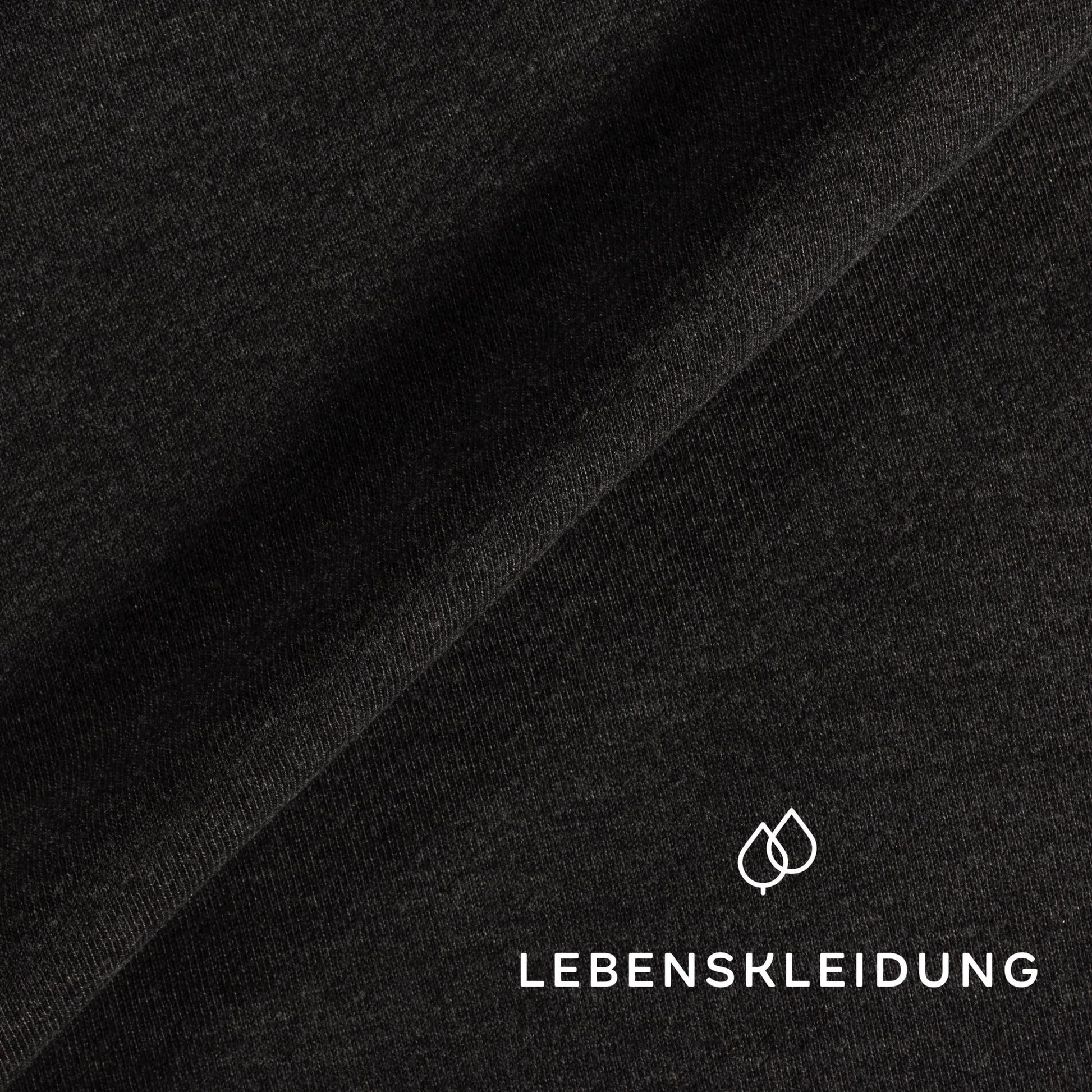 Re-Life Sweat Stoff gerauht - Anthrazit