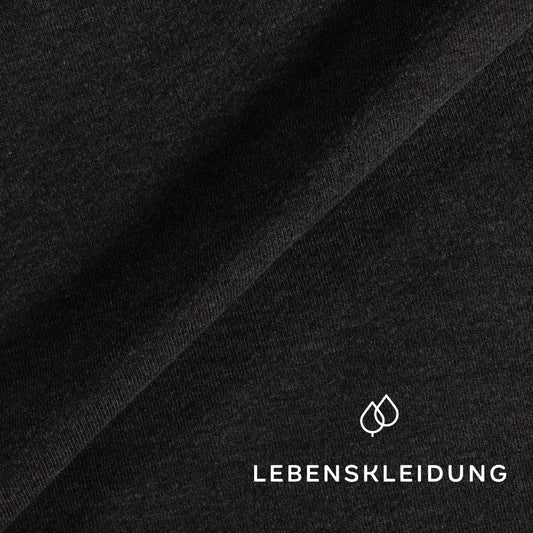 Re-Life Sweat Stoff gerauht - Anthrazit