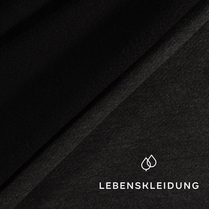 Re-Life Sweat Stoff gerauht - Anthrazit – Detailansicht