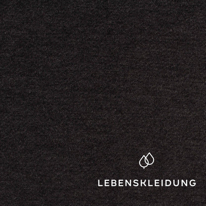 Re-Life Sweat Fabric, Brushed - Anthracite sample – Close-up