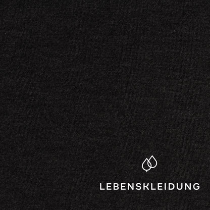 Re-Life Sweat Stoff gerauht - Anthrazit – Nahaufnahme