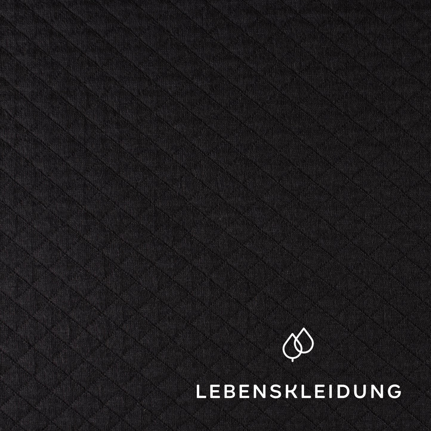 Re-Life Jersey Jacquard - Anthrazit – Nahaufnahme