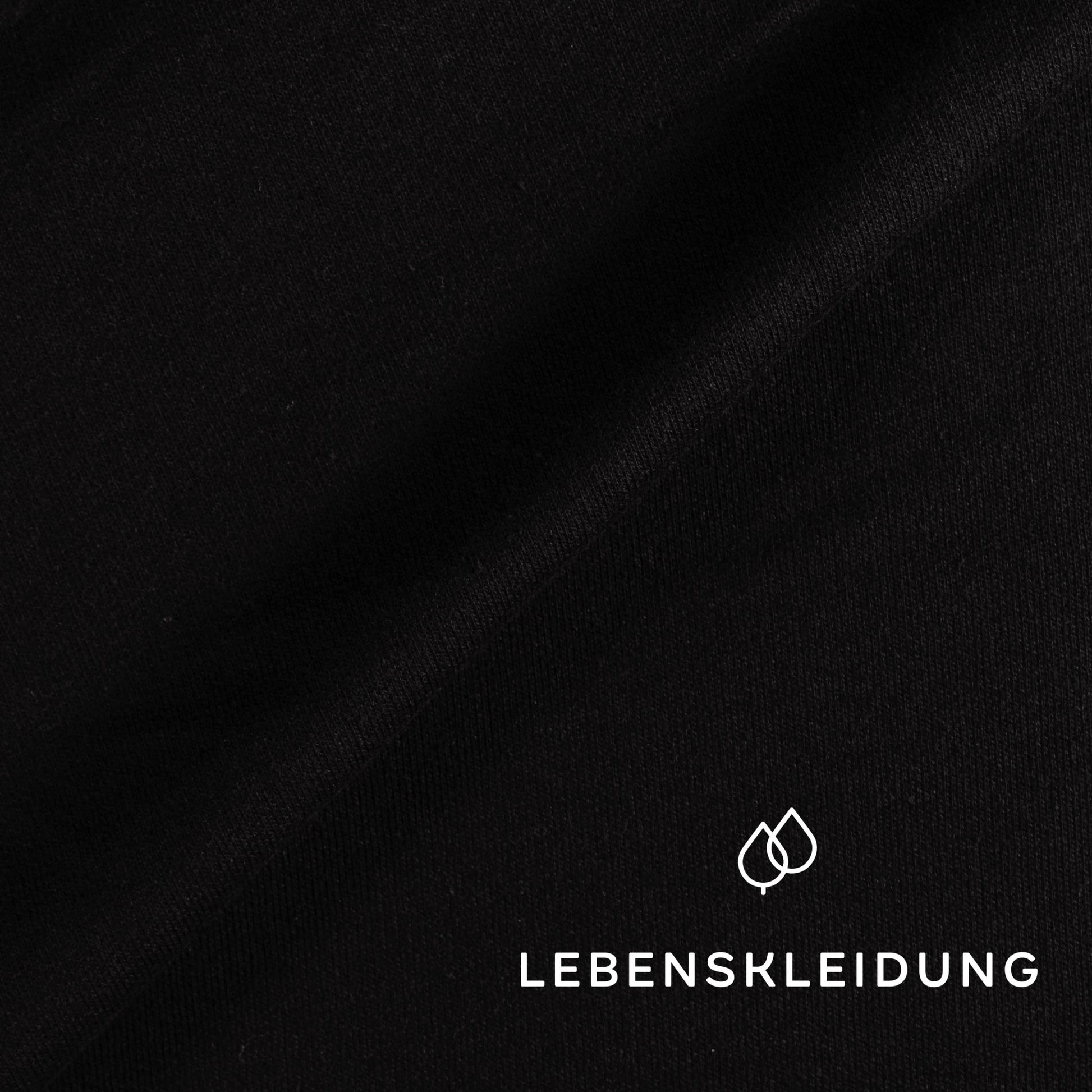 Tissu Re-Life Sweat rêche - Noir