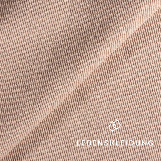 Re-Life RIB 2x1 (Cuff) Fabric - Nude Melange sample