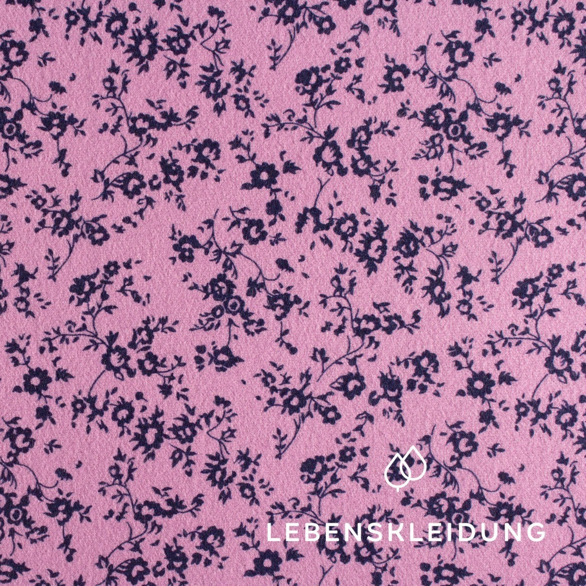 Organic flannel - Millefleur – Detail view