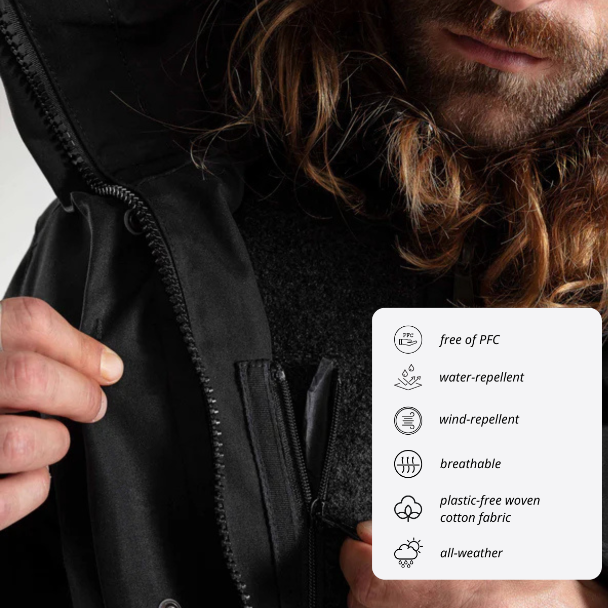 Re-Life Oxford Waterproof - Black