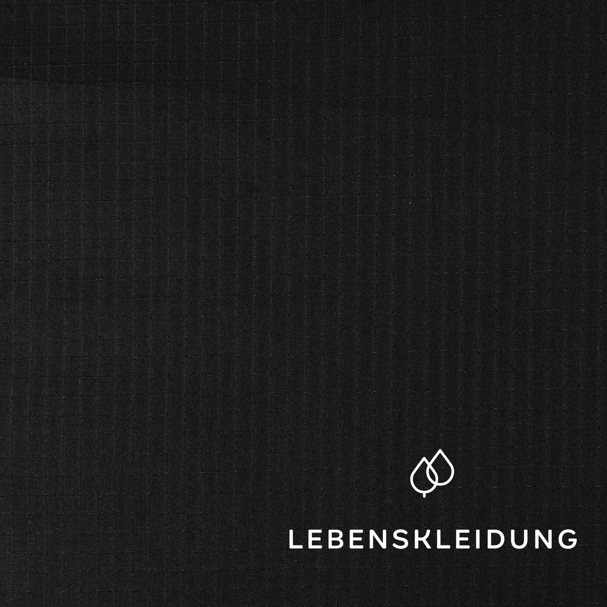 Re-Life Ripstop Gewebe leicht - Black – Nahaufnahme