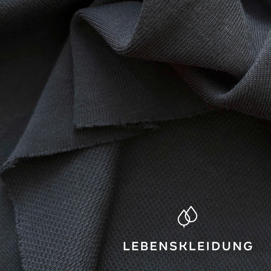 Re-Life Ponte di Roma Double Jersey Interlock - Grey