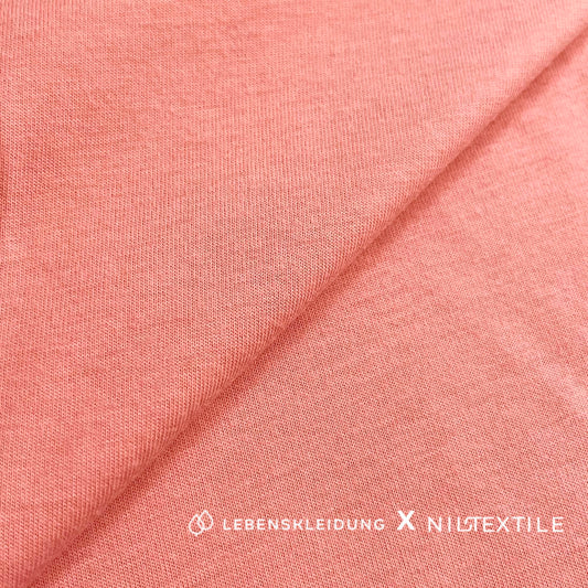Re-Life NILCOTT® Recycled Single Jersey pink 135 gsm - Pink sample