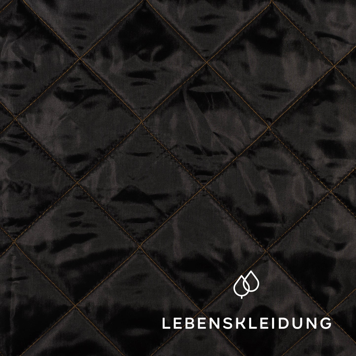 Organic Corduroy Quilted Fabric - Toffee – Detail view