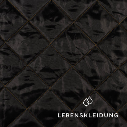 Organic Corduroy Quilted Fabric - Toffee – Detail view