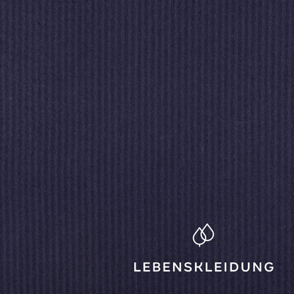 Seersucker en coton biologique - Bleu – Vue détaillée