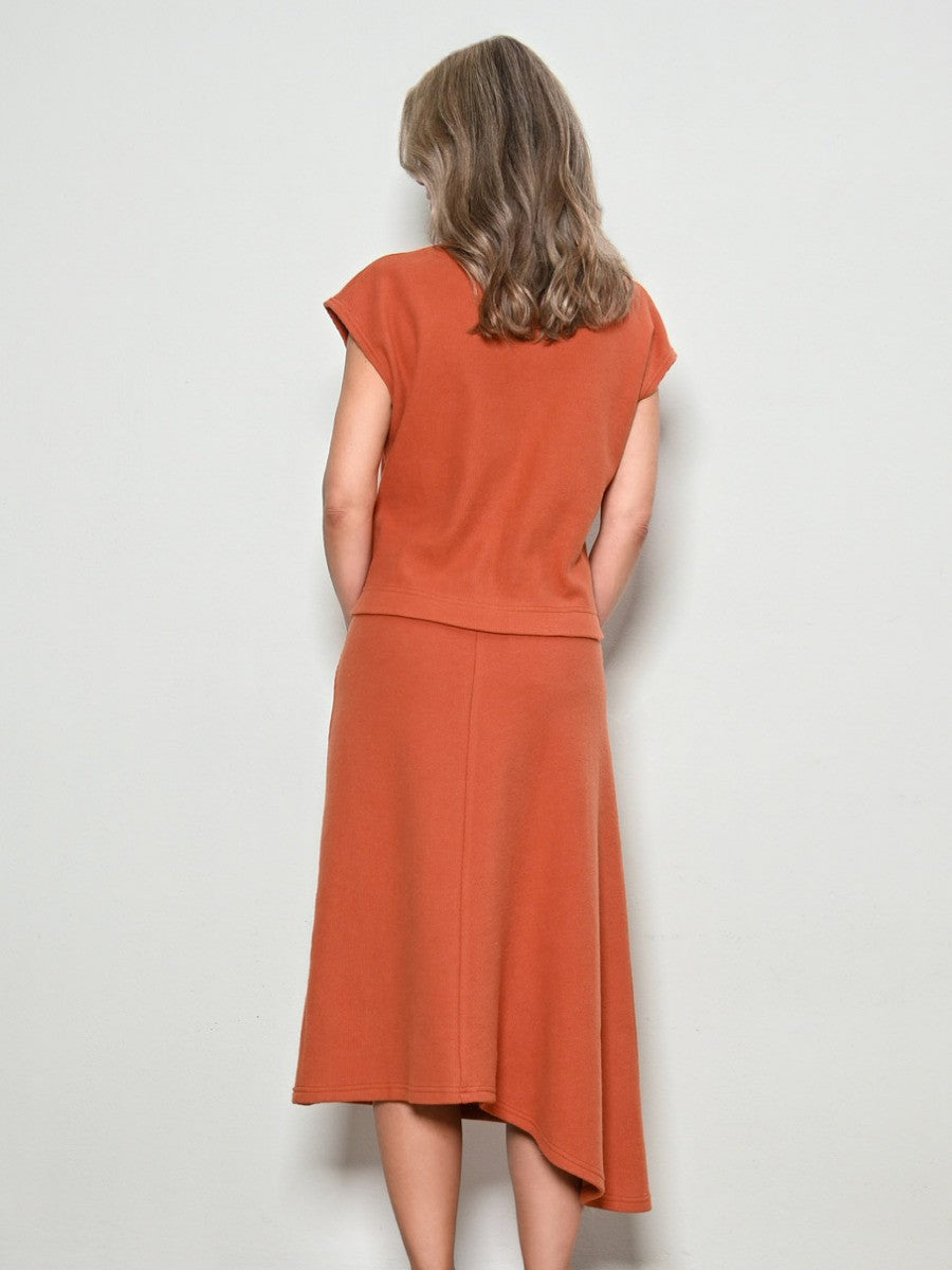 Schnittmuster Asymmetrischer Jersey Rock – Ansicht 6