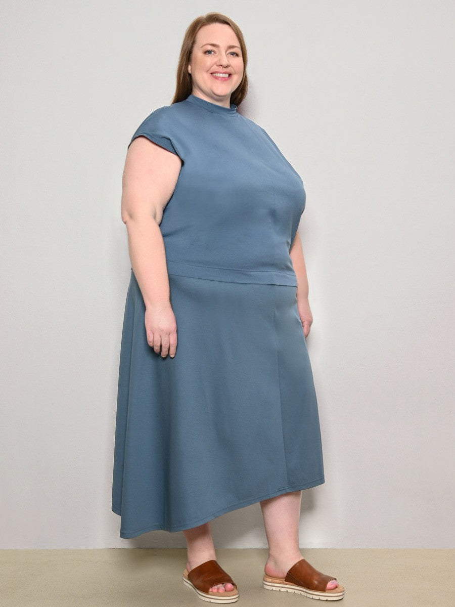 Schnittmuster Asymmetrischer Jersey Rock – Ansicht 8