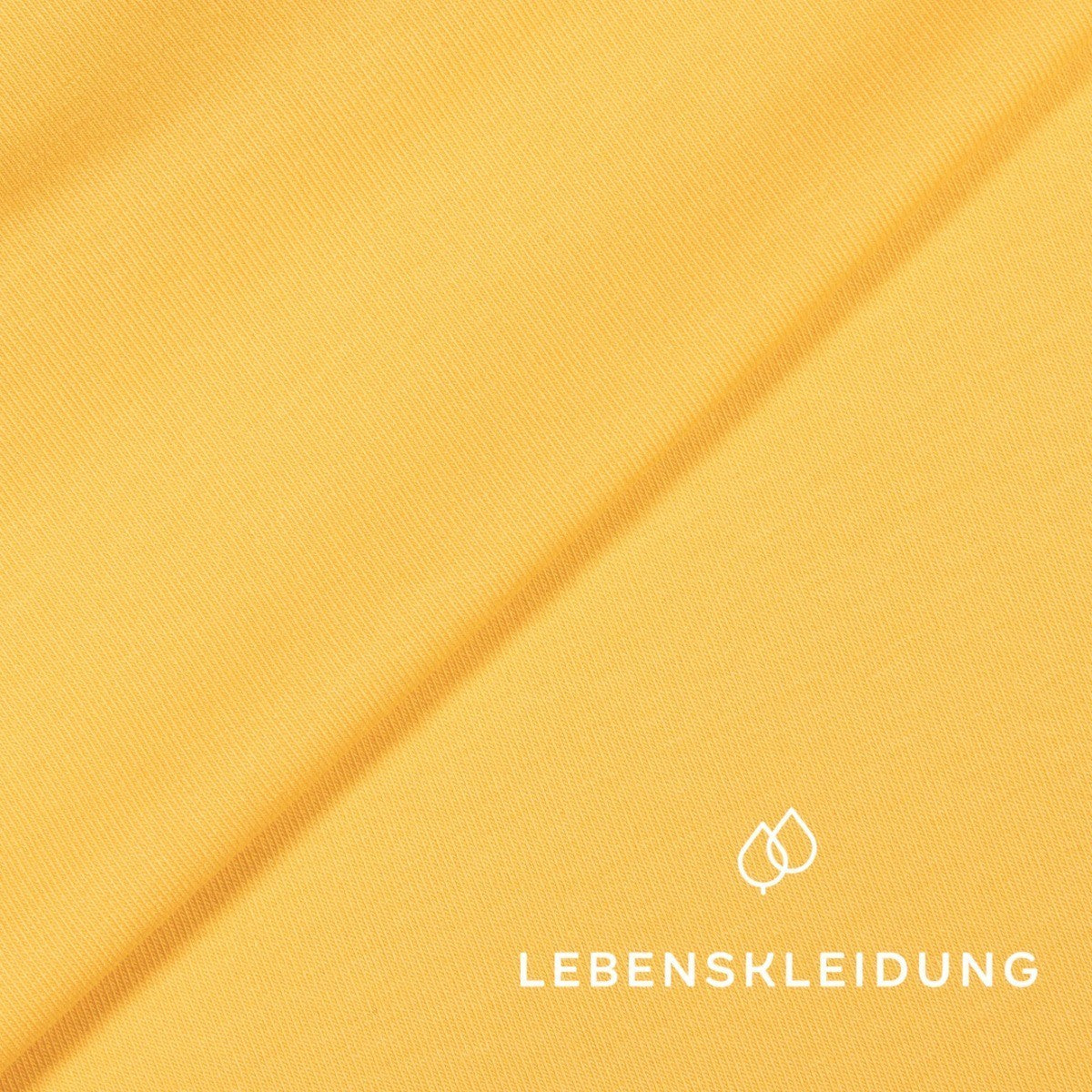 Stretch jersey fabric - Sunflower sample