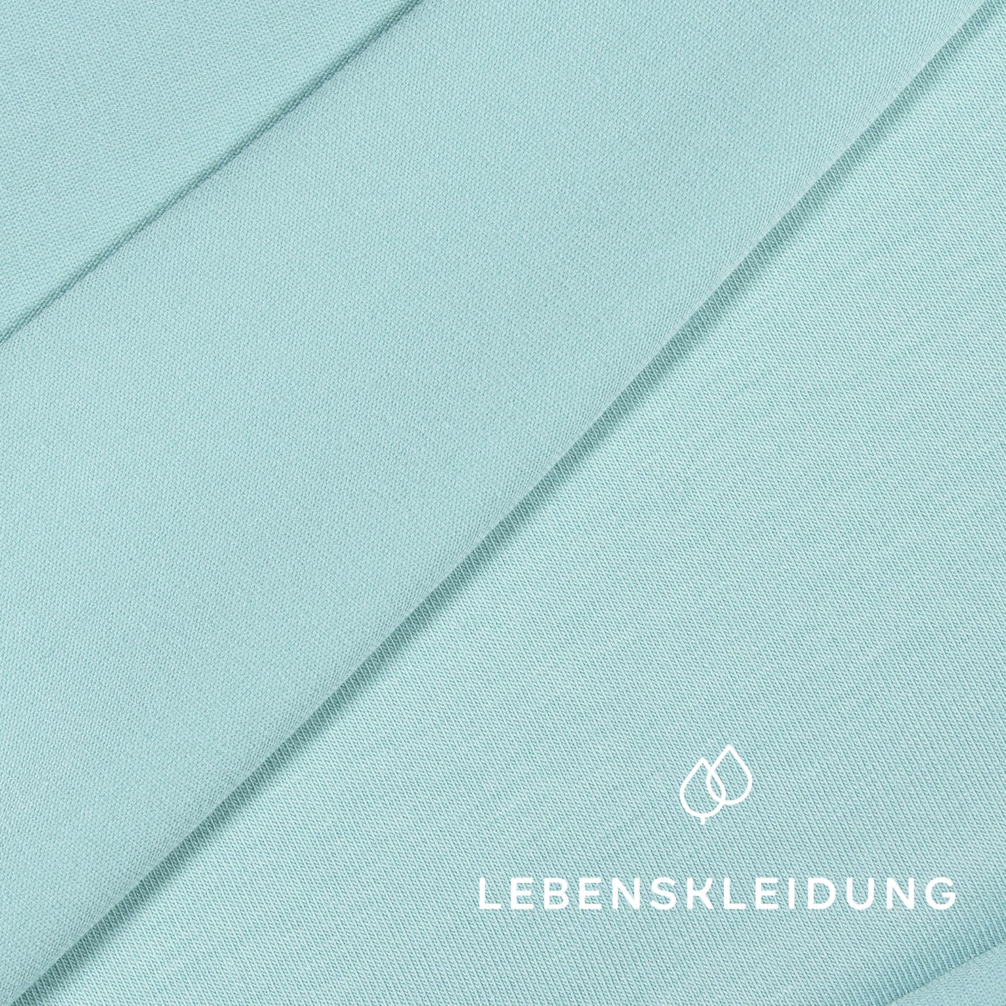 Stretch Jersey Fabric - Caribbean Turquoise sample