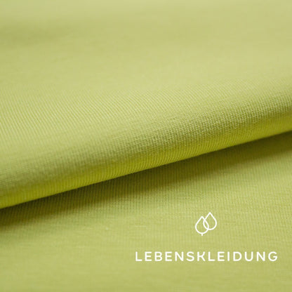 Tissu jersey extensible biologique - échantillon mousse douce – Vue détaillée