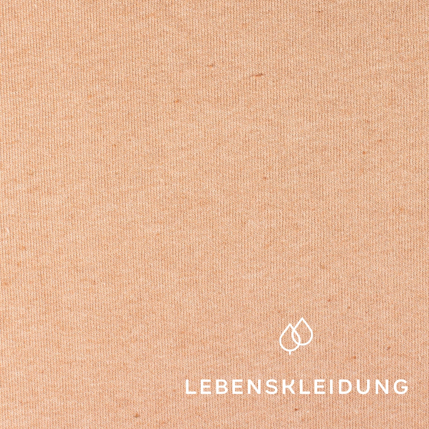 Organic Sweat Color Grown Cotton - White - Color Grown Brown sample – Detail view