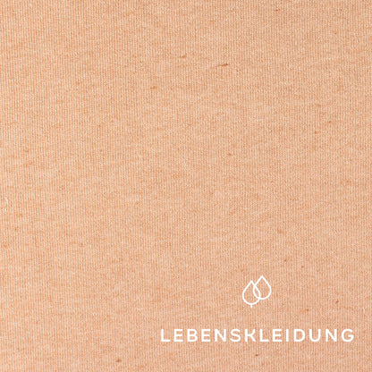 Organic Sweat Color Grown Cotton - White - Color Grown Brown sample – Detail view