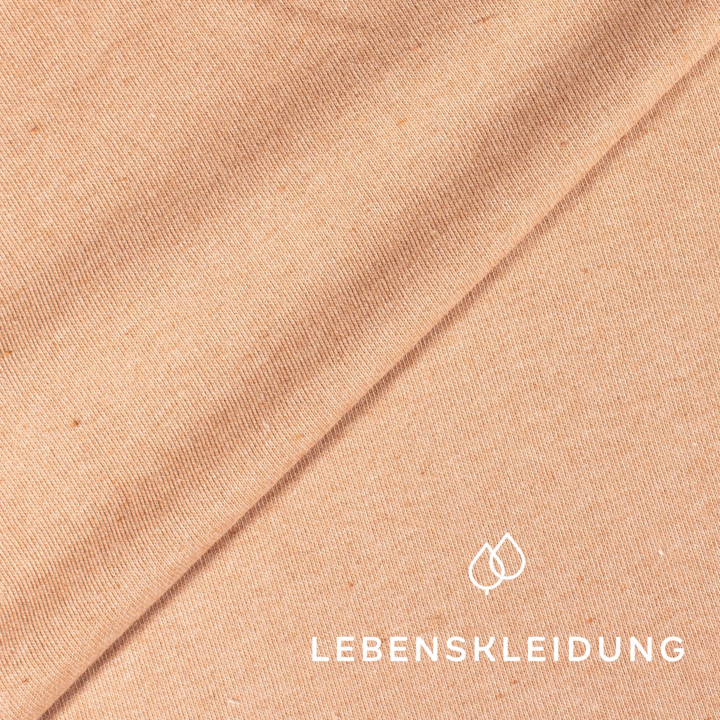 Organic Sweat Color Grown Cotton - White - Color Grown Brown sample