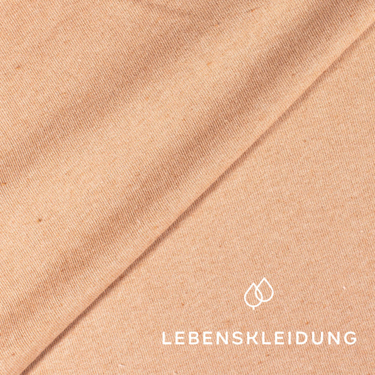 Organic Sweat Color Grown Cotton - White - Color Grown Brown sample