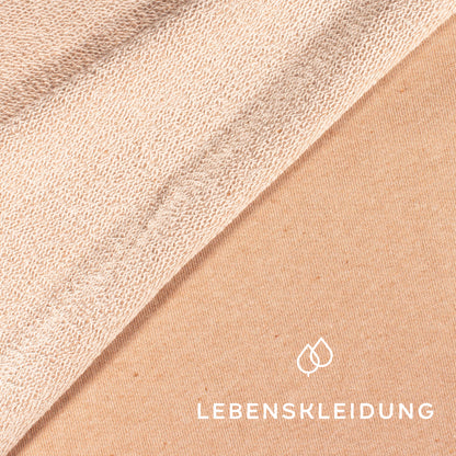 Bio Sweat Color Grown Cotton - White - Color Grown Brown – Nahaufnahme