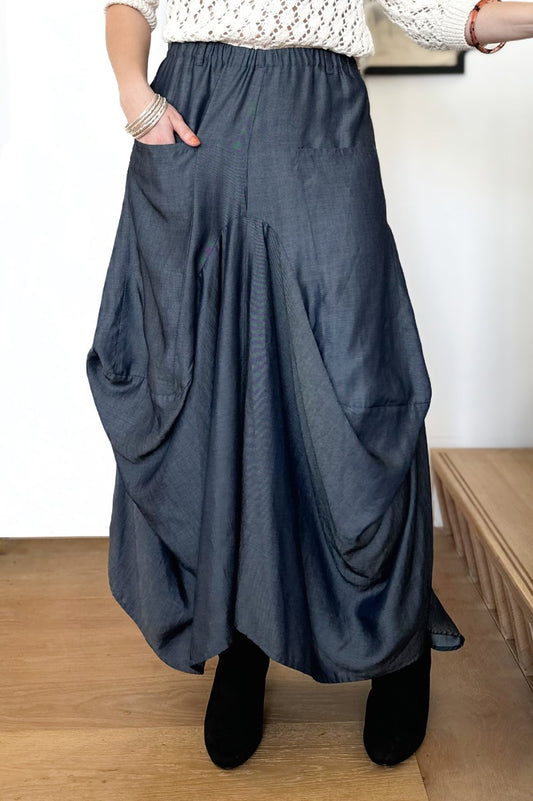 Denim Tencel Re-Life - Bleu – Vue détaillée