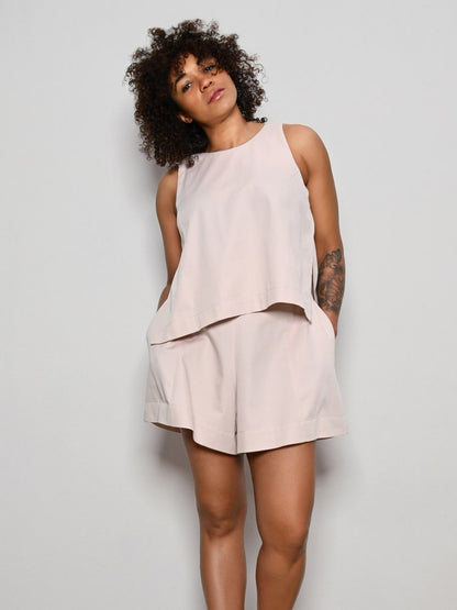 Sewing Pattern Sleeveless Tunic Top – View 7