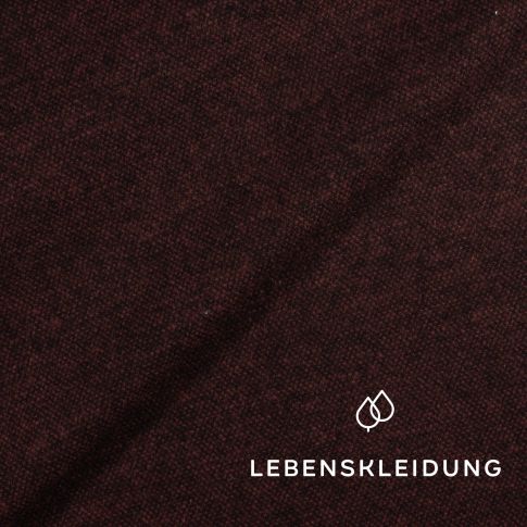 Re-Life cotton flannel - Black - Bordeaux - AC-015