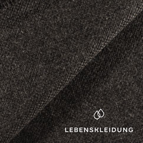 Organic loden (cloth loden) - anthracite - GM-WO-005