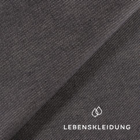 Loden orgánico (loden de tela) - gris moteado - GM-WO-006