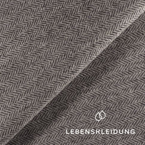 Organic herringbone - anthracite